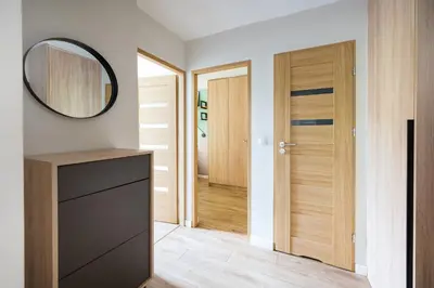 Plan piętra w obiekcie Saska Kępa Comfy Apartment by BookingHost