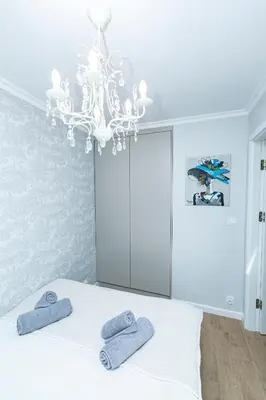 Łóżko lub łóżka w pokoju w obiekcie Krochmalna 2 Green - Better Rental