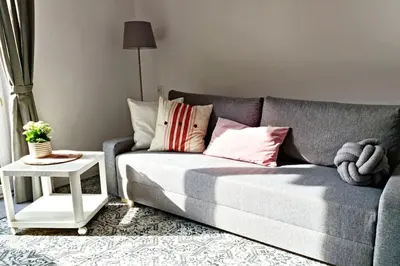 Część wypoczynkowa w obiekcie Apartament Zachodni z balkonem 4 osoby