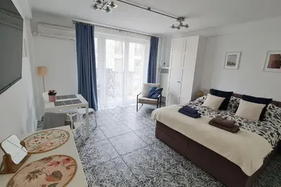 Część wypoczynkowa w obiekcie Apartament Południowy z balkonem 2 osoby