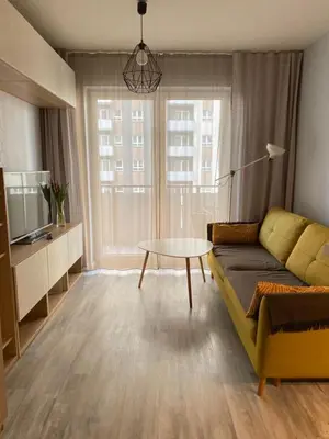 Część wypoczynkowa w obiekcie West Station Apartment
