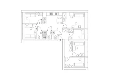 Plan piętra w obiekcie ROOM Gamerskiego 3