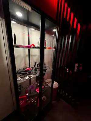 Łazienka w obiekcie Secret BDSM - Stylowy i klimatyczny apartament dla dorosłych, NEW - Fotel GYNO, klimatyzacja, parking podziemny