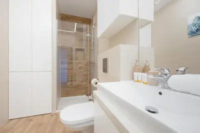 Łazienka w obiekcie Klimatyzowany Apartament w Stolicy by Noclegi Renters