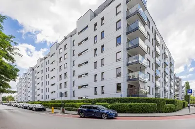 Budynek, w którym mieści się apartament