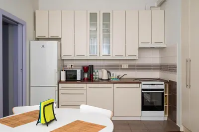 Kuchnia lub aneks kuchenny w obiekcie Aleja Krakowska Homely Apartment by BookingHost