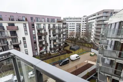 Budynek, w którym mieści się apartament