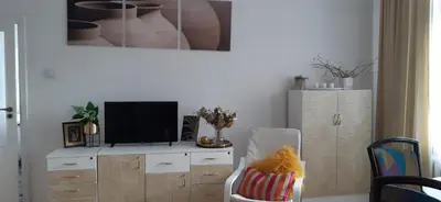 Telewizja i/lub zestaw kina domowego w obiekcie Paryskie Studio w sercu Warszawy