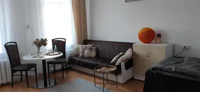 Część wypoczynkowa w obiekcie Paryskie Studio w sercu Warszawy