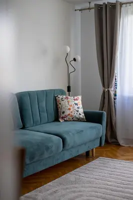 Część wypoczynkowa w obiekcie Warsaw Central Apt - 9th Floor, Balcony, Tram&Bus - by Rentujemy