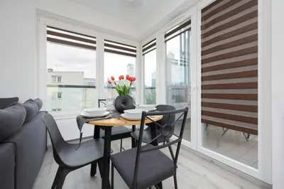 Plan piętra w obiekcie Apartament z Widokiem na Centrum 9 Piętro & Parking by Noclegi Renters
