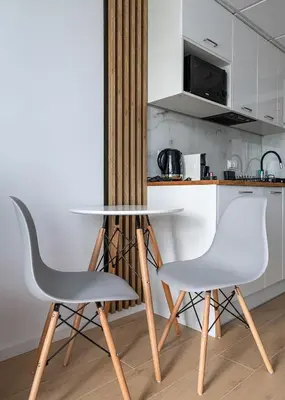 Kuchnia lub aneks kuchenny w obiekcie RentPlanet - Apartamenty Pileckiego