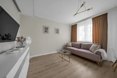 Część wypoczynkowa w obiekcie Warsaw Praga - Parking & Balcony - by Rentujemy