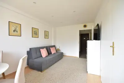 Część wypoczynkowa w obiekcie GreenPoint Hoża Apartment