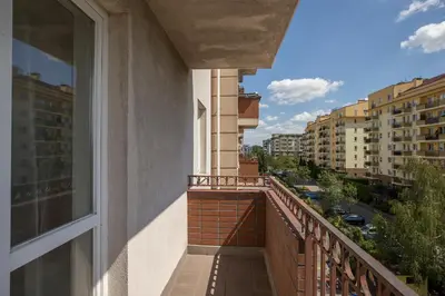 Balkon lub taras w obiekcie ShortStayPoland Tomcia Palucha B118