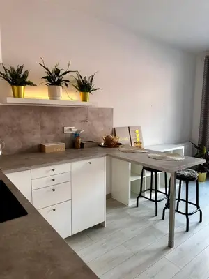 Kuchnia lub aneks kuchenny w obiekcie Apartment A85 City Centre, free parking