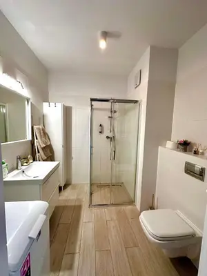 Łazienka w obiekcie Apartment A85 City Centre, free parking