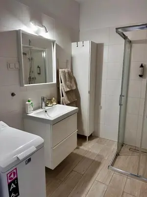 Łazienka w obiekcie Apartment A85 City Centre, free parking