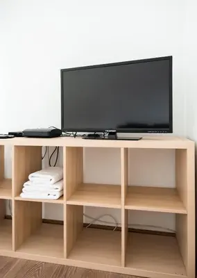 Telewizja i/lub zestaw kina domowego w obiekcie Nowolipki Standard Studio by BookingHost