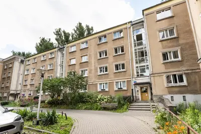 Budynek, w którym mieści się apartament