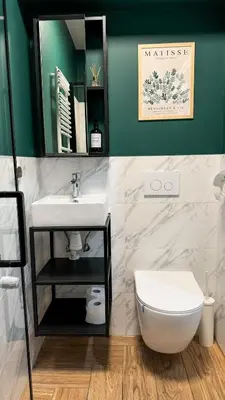 Łazienka w obiekcie Sage Studio with terrace #free parking #self check-in