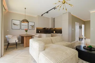 Część wypoczynkowa w obiekcie Holzera Prestige Apartment