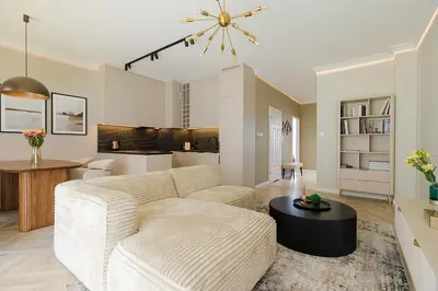 Część wypoczynkowa w obiekcie Holzera Prestige Apartment
