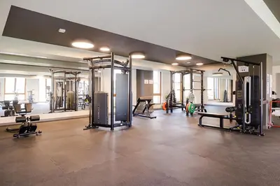 Centrum fitness w obiekcie Holzera Prestige Apartment