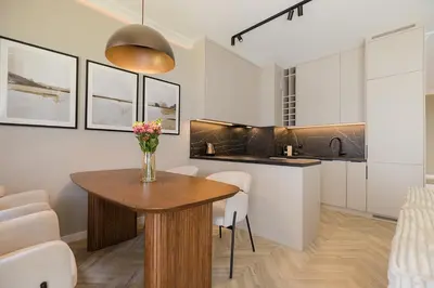 Część wypoczynkowa w obiekcie Holzera Prestige Apartment