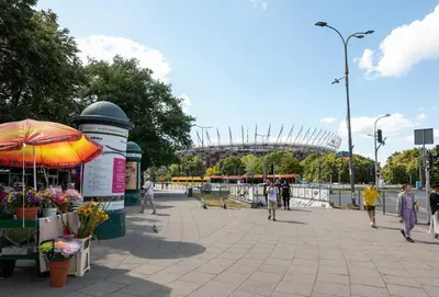 Plan piętra w obiekcie National Stadium Chic Studio by BookingHost