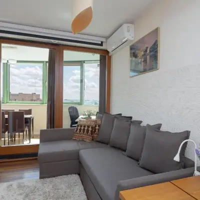 Cozy Apartment with Terrace Room near Warszawa Zachodnia by Noclegi Renters