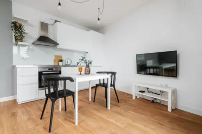 Kuchnia lub aneks kuchenny w obiekcie SuperApart Dziatwy 16a - Blisko Galerii Północnej