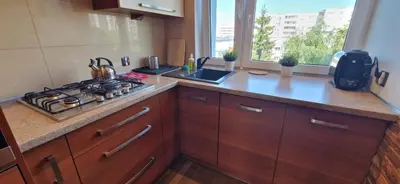 Kuchnia lub aneks kuchenny w obiekcie Labo Apartment Ursynów Natolin