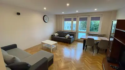 Część wypoczynkowa w obiekcie Labo Apartment Ursynów Natolin