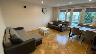 Część wypoczynkowa w obiekcie Labo Apartment Ursynów Natolin
