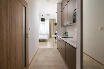 Plan piętra w obiekcie Varsovia Jerozolimskie Studio 232 by BookingHost