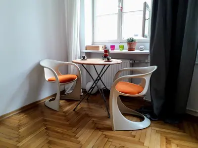 Część wypoczynkowa w obiekcie Metro Politechnika Apartment