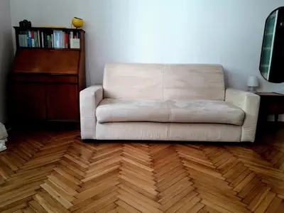 Część wypoczynkowa w obiekcie Metro Politechnika Apartment