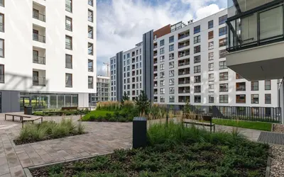 Budynek, w którym mieści się apartament