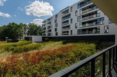 Budynek, w którym mieści się apartament