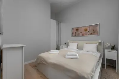 Łóżko lub łóżka w pokoju w obiekcie Traugutta 3 by Homeprime