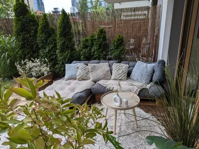 Część wypoczynkowa w obiekcie Botanical Escape Warsaw
