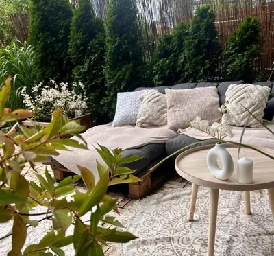 Część wypoczynkowa w obiekcie Botanical Escape Warsaw