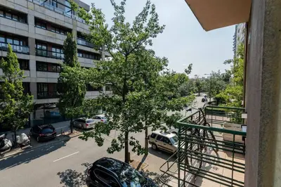 Budynek, w którym mieści się apartament