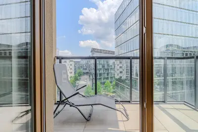 Balkon lub taras w obiekcie Apartament Zdziechowskiego