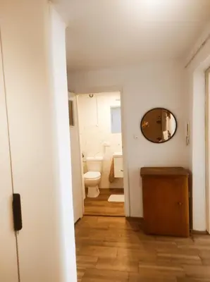 Łazienka w obiekcie Przytulny apartament w centrum Warszawy