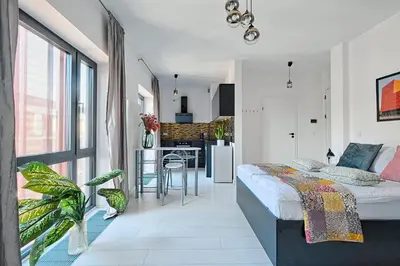 Część wypoczynkowa w obiekcie Urbannestgroup - Krochmalna 59
