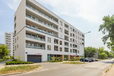 Budynek, w którym mieści się apartament