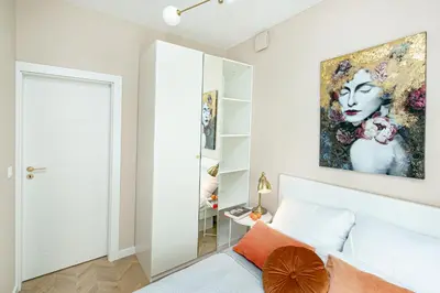 Łóżko lub łóżka w pokoju w obiekcie Koszykowa 3 - Better Rental