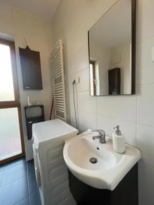 Łazienka w obiekcie AirPort Apartment Cybernetyki 3c